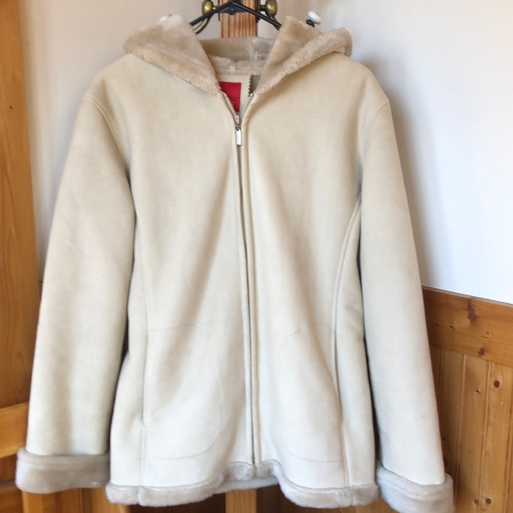 Esprit Fur lined Suede Jacket